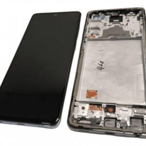 S-0720 FRONTAL SAMSUNG A72/ A725 COM ARO PRATA INCELL