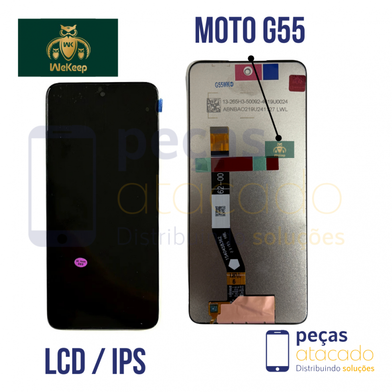 S-0188 FRONTAL MOTOROLA MOTO G55 (xt2435) SEM ARO WE KEEP IPS