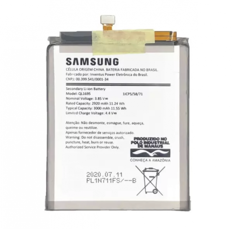 BA-0463 BATERIA ORIGINAL NACIONAL SAMSUNG A01 (SM-A015) (QL1695)