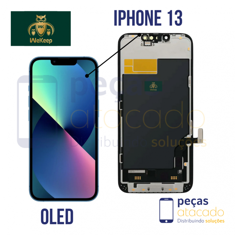 S-0812 FRONTAL IPHONE 13 (SEM CI) WE KEEP OLED