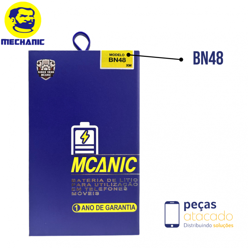 BA-0544 BATERIA MECHANIC XIAOMI REDMI NOTE 6 PRO (BN48) (1 ANO DE GARANTIA)