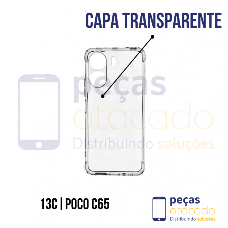 CAPA TRANSPARENTE XIAOMI REDMI 13C | POCO C65
