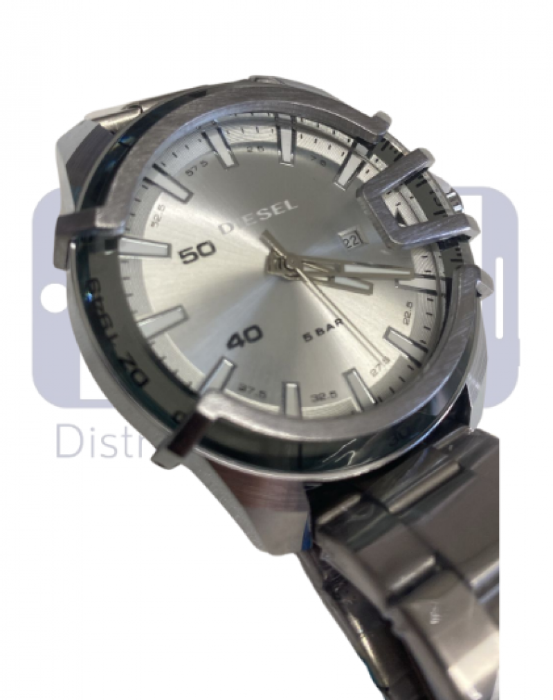 RELOGIO DIESEL 5 BAR (PRATA)
