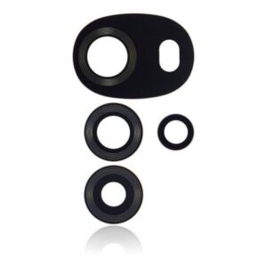 L-0010 LENTE MOTOROLA MOTO G22 (KIT 4) (Preto)