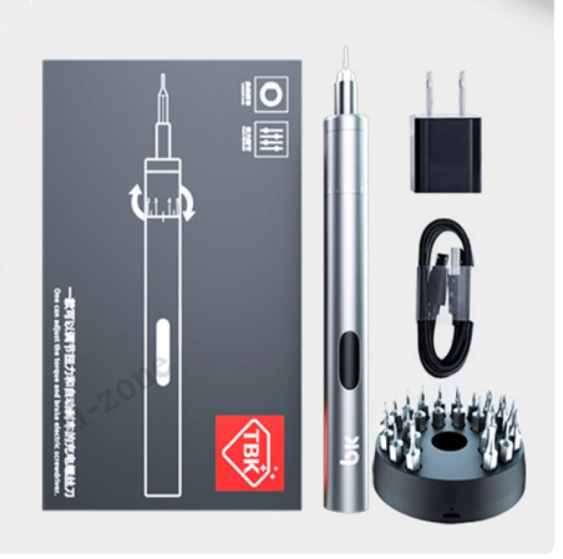 CHAVE DE FENDA ELÉTRICA PORTÁTIL DOMÉSTTICO RECARREGÁVEL TBK-008