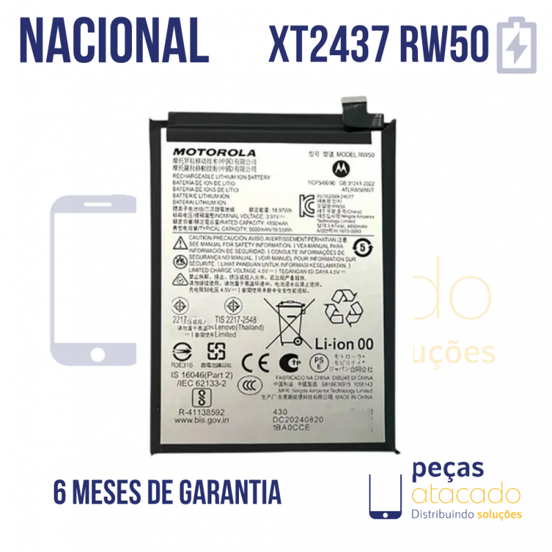 BA-0651 BATERIA ORIGINAL NACIONAL MOTOROLA MOTO G75 (XT2437 RW50)