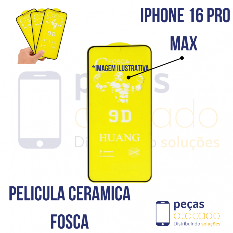 P-0469 PELICULA IPHONE 16 PRO MAX CERAMICA FOSCA