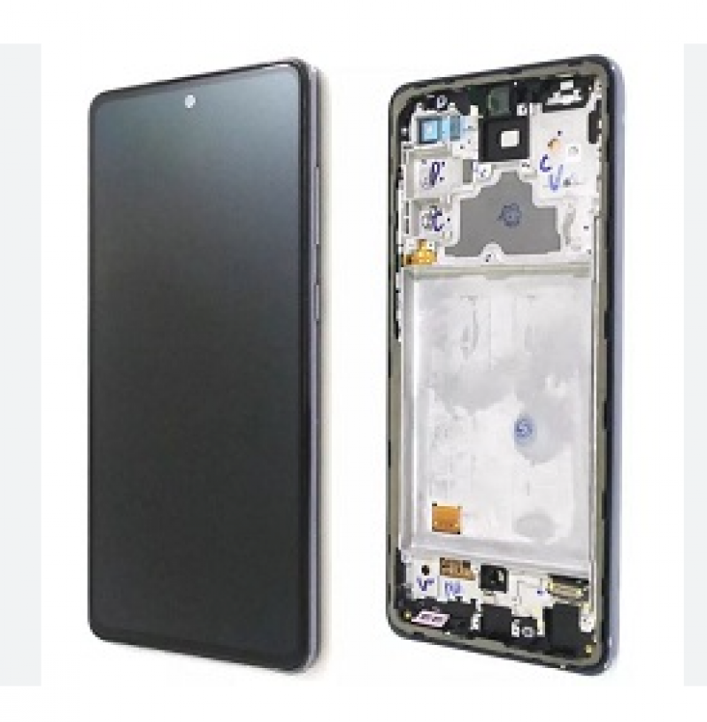 FRONTAL SAMSUNG A72 4G A725 | 5G A726  COM ARO MACAQUINHO PREMIUM OLED 1.1