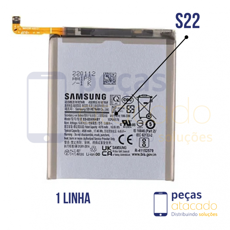 BA-0579 BATERIA HK ULTRA SAMSUNG S22 (EB-BS901ABY)