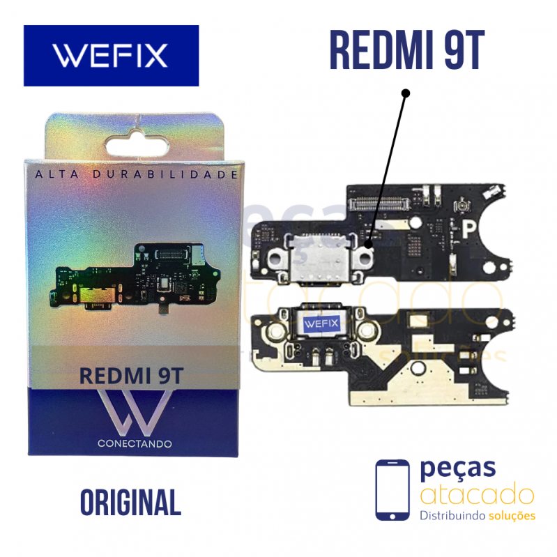 SUB PLACA DE CARGA XIAOMI REDMI 9 WEFIX ORIGINAL