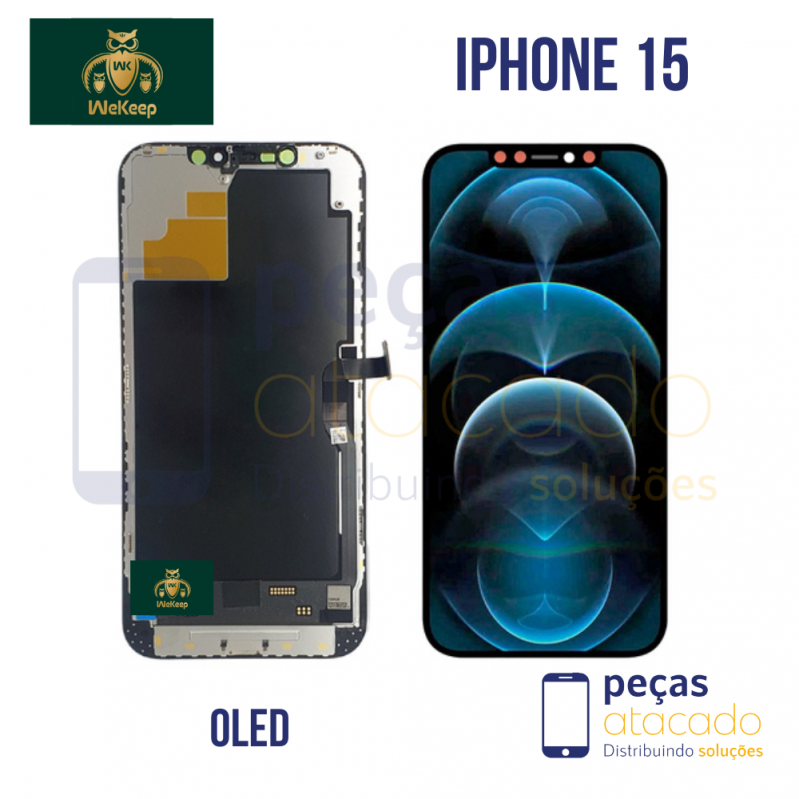 S-0706 FRONTAL IPHONE 15 (A3090) TROCA CI WE KEEP OLED