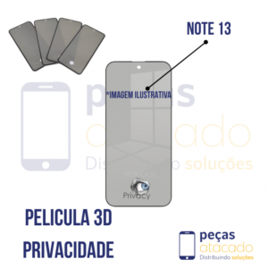 P-0302 PELICULA XIAOMI NOTE 13 | POCO M6 PRO 4G 3D PRIVACIDADE