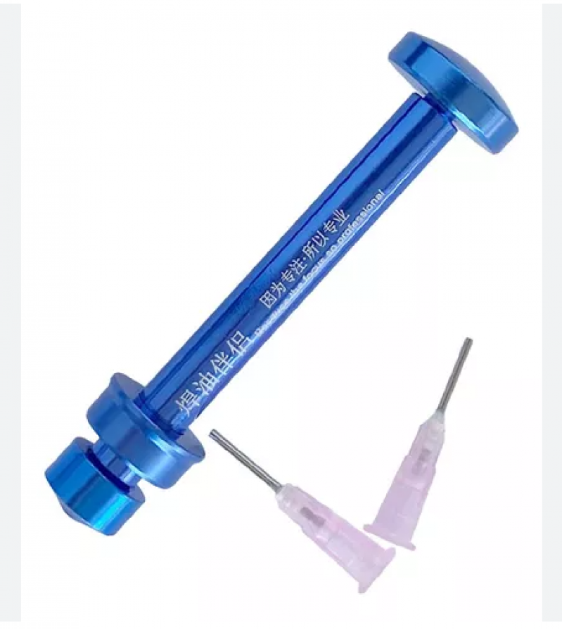 APLICADOR EMBOLO METALICO PARA SERINGA COM 2 AGULHAS WL-346