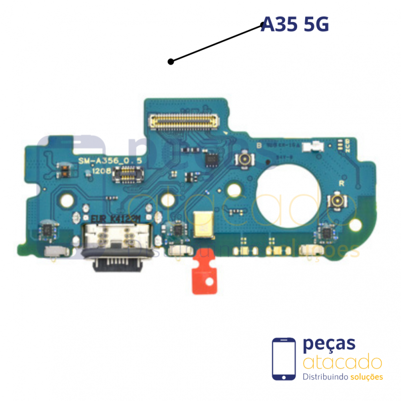 SUB PLACA CONECTOR SAMSUNG SM-A356 GALAXY A35 5G ORIGINAL NACIONAL