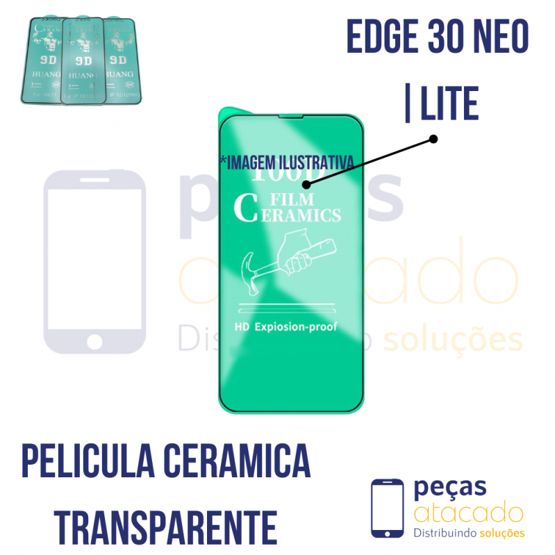 P-0717 PELICULA MOTOROLA MOTO EDGE 30 NEO | EDGE 30 LITE CERAMICA TRANSPARENTE