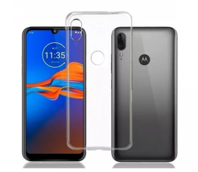 CAPA TRANSPARENTE MOTOROLA E6 PLUS