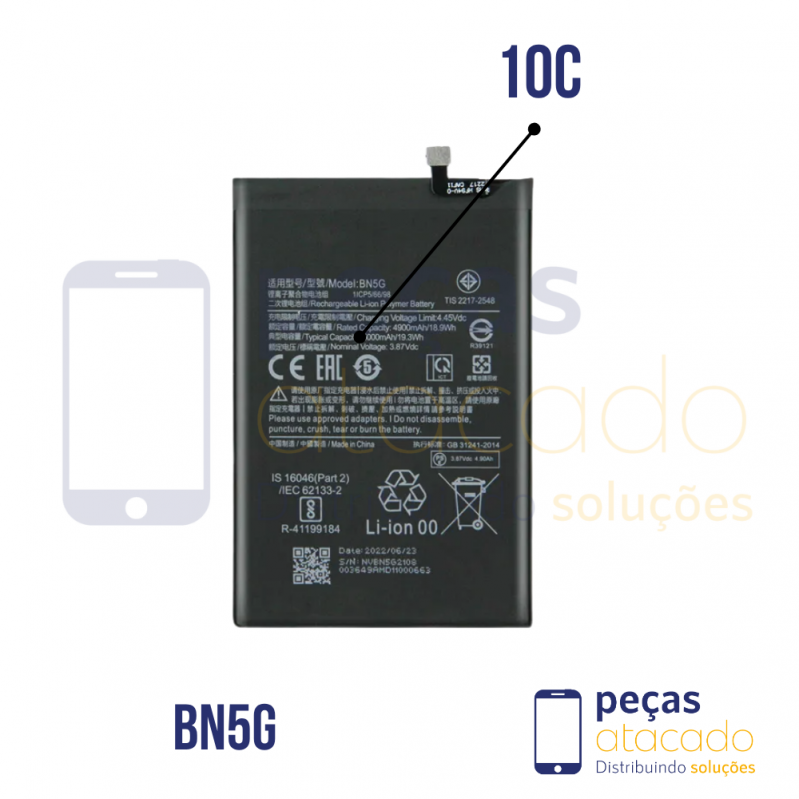 BA-0629 BATERIA 1 LINHA XIAOMI REDMI 10C (BN5G)