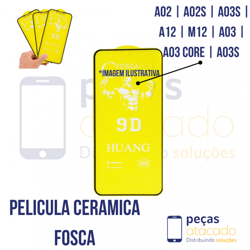 P-0595 PELICULA SAMSUNG A02 | A02S | A03S | A12 | M12 | A03 | A03 CORE | A03C CERAMICA FOSCA