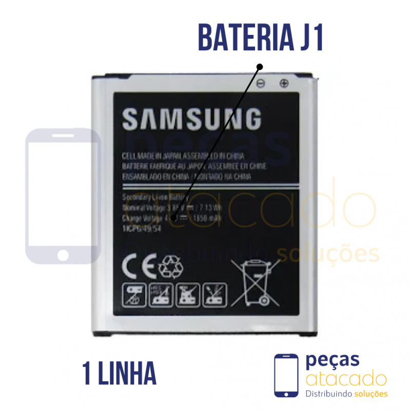 BA-0024 BATERIA 1 LINHA SAMSUNG J1 (SM-J100) (EB-BJ100)
