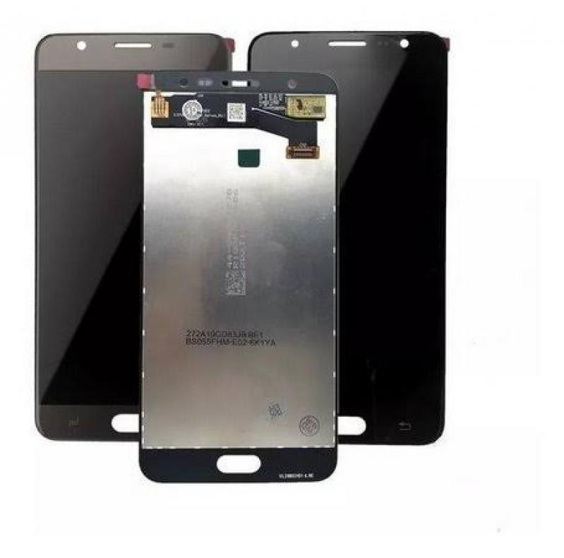 S-0198 FRONTAL SAMSUNG J7 PRIME 2 (SM-G611) SEM ARO PRETA ORIGINAL CHINA IPS