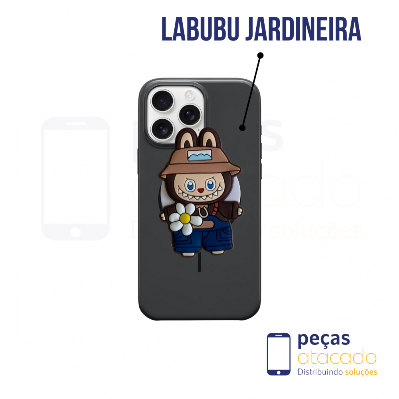 POP SOCKET LABUBU JARDINEIRA