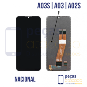S-0987 FRONTAL SAMSUNG A02S (SM-A025) A03 (SM-A035) A03S (SM-A037) A04E (SM-A042) SEM ARO NACIONAL IPS