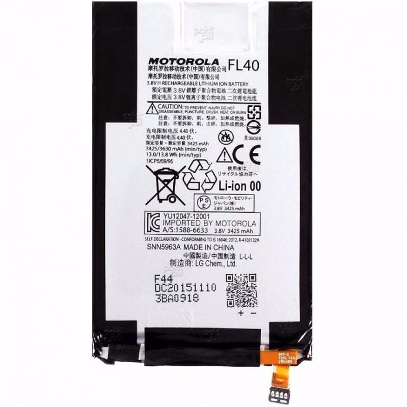 BA-0102 BATERIA 1 LINHA MOTOROLA MOTO X PLAY (XT1563) (FL40)