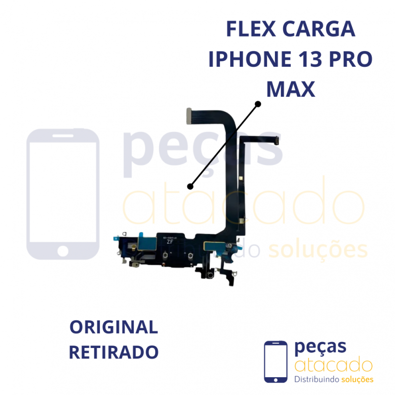 SB-0237 FLEX CONECTOR DE CARGA IPHONE 13 PRO MAX ORIGINAL RETIRADA