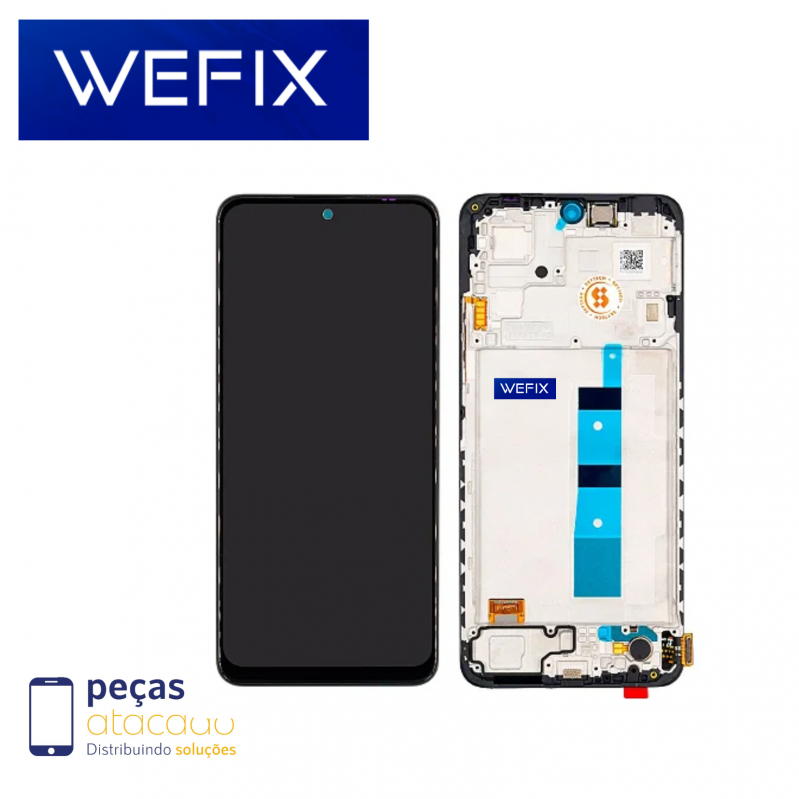 FRONTAL XIAOMI POCO X5 PRETO COM ARO NACIONAL OLED WEFIX