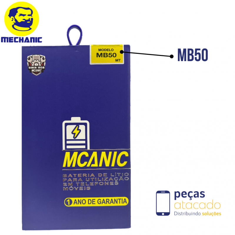 BA-0522 BATERIA MECHANIC MOTOROLA MOTO G200 (MB50) (1 ANO DE GARANTIA)