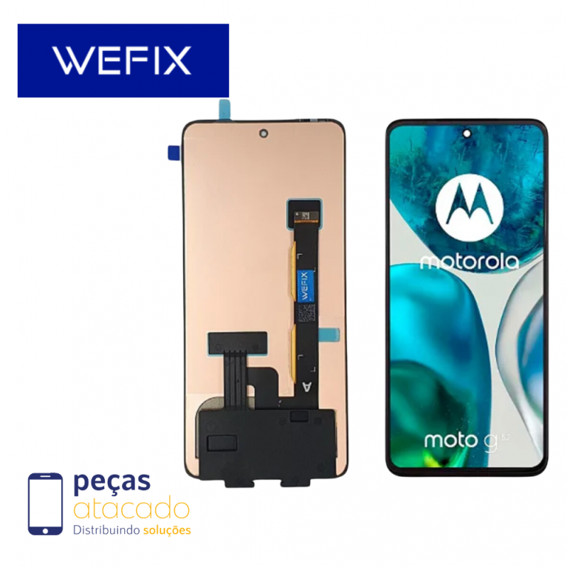 S-0688 FRONTAL MOTOROLA MOTO  G52 (XT2221) G71S (XT2309) G72 (XT2255) G82 (XT2225) EDGE 30 (XT2205) SEM ARO WEFIX OLED 1:1