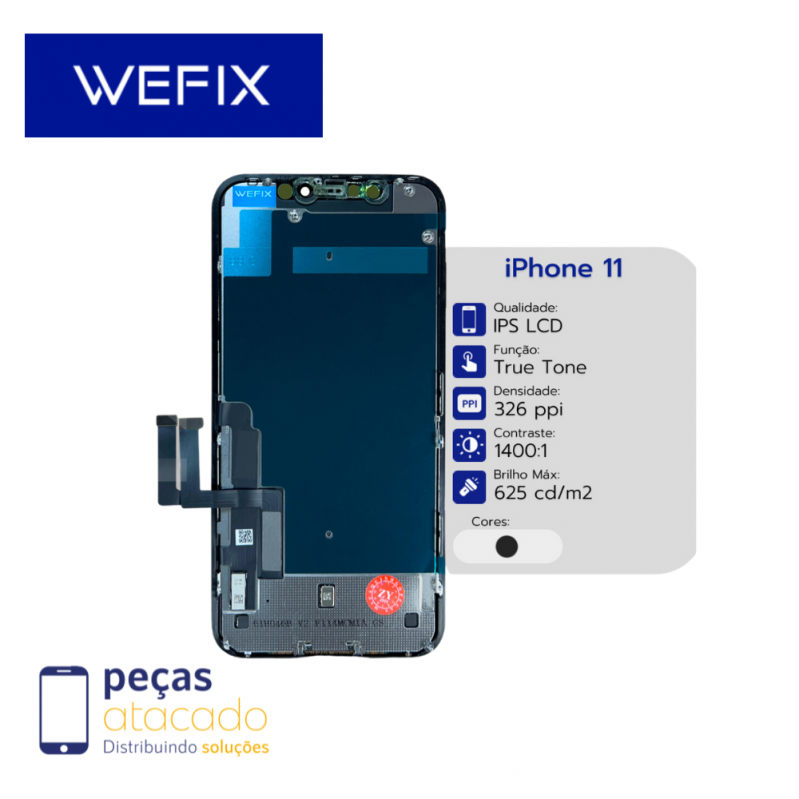 S-0612 FRONTAL IPHONE 11 (A2221) (TROCA CI) FOG WEFIX IPS