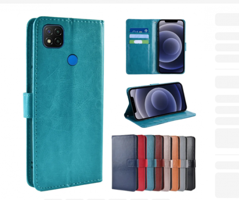 CAPA CARTEIRA REDMI 9C