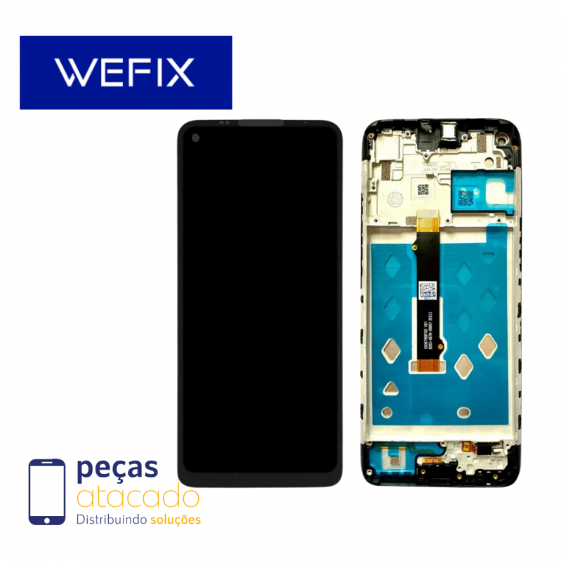 S-0650 FRONTAL MOTOROLA MOTO G9 POWER (XT2091) COM ARO WEFIX IPS