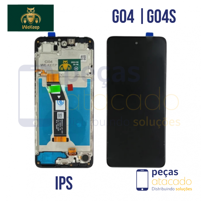 S-0973 FRONTAL MOTOROLA MOTO G04 | G04S COM ARO WE KEEP IPS