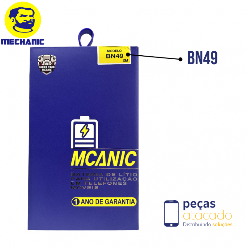 BA-0540 BATERIA MECHANIC XIAOMI REDMI 7 | 7A (BN49) (1 ANO DE GARANTIA)