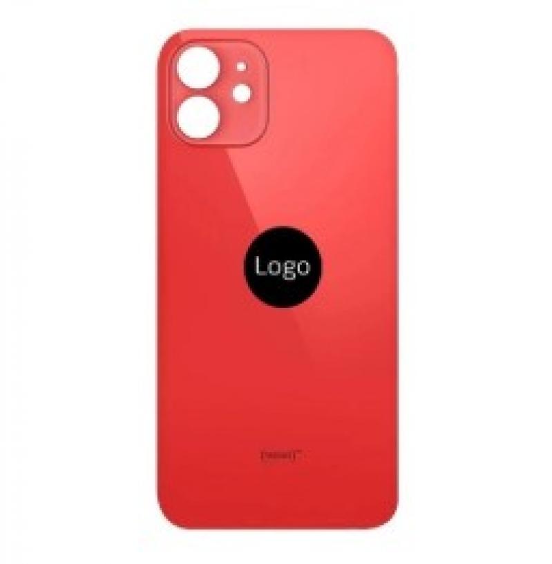 N-0060 TAMPA TRASEIRA IPHONE 12 MINI VERMELHO