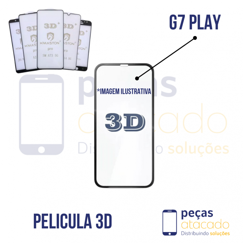 P-0179 PELICULA MOTOROLA MOTO G7 PLAY 3D