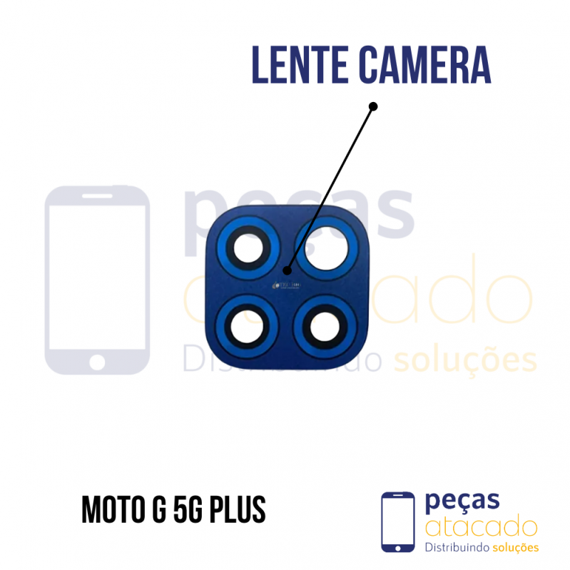 L-0025 LENTE CAMERA MOTOROLA MOTO G 5G PLUS AZUL