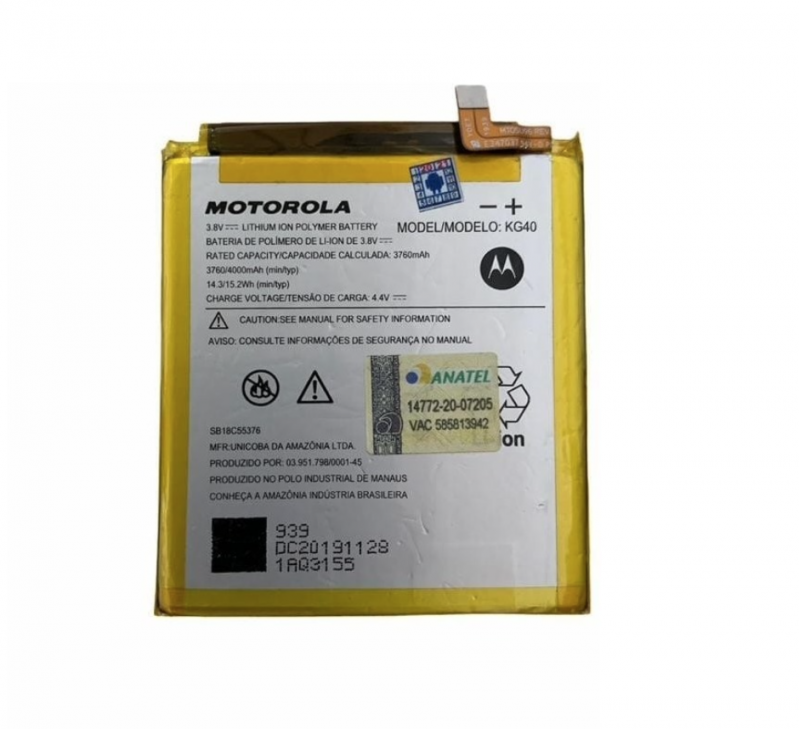 BA-0443 BATERIA ORIGINAL NACIONAL MOTOROLA MOTO G8 PLAY (XT2015) ONE MACRO (XT2016) E7 (XT2095) G8 (XT2045) (KG40)