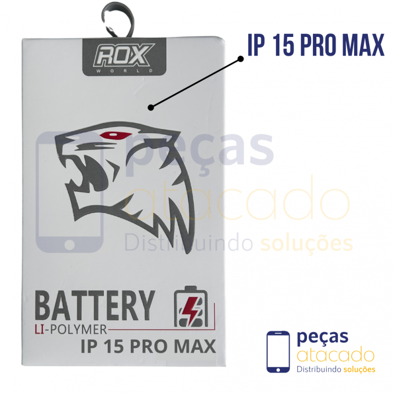 BA-0565 BATERIA ROX IPHONE 15 PRO MAX (4.422 mAh) (1 ANO DE GARANTIA)