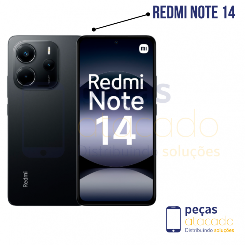 CELULAR XIAOMI REDMI NOTE 14 NEGRO OCASO 8 GB RAM 256GB ROM