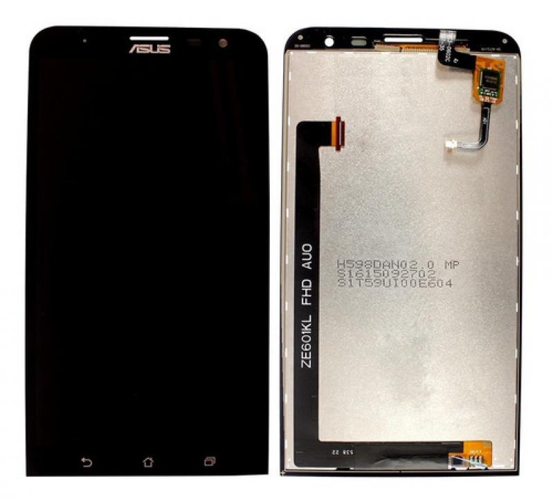S-0C FRONTAL ASUS ZENFONE 2 LASER (ZE601KL) SEM ARO PRETO ORIGINAL CHINA IPS