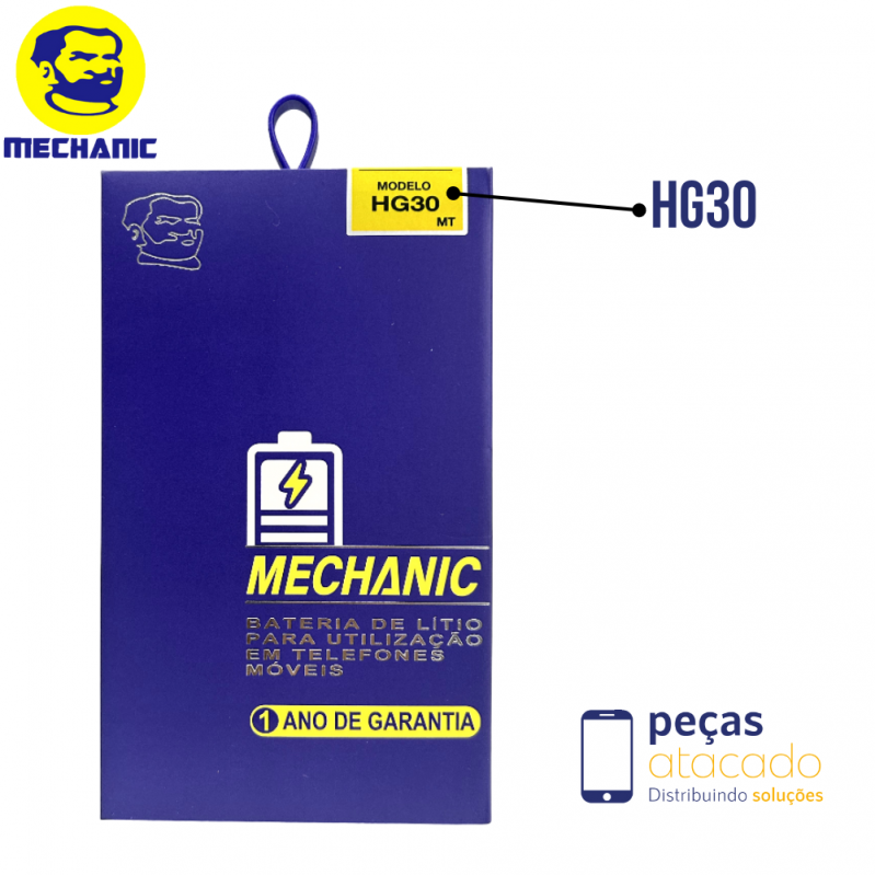 BA-0523 BATERIA MECHANIC MOTOROLA MOTO G5S (XT1792) G5S PLUS (XT1802) G6 (XT1925) (HG30) (1 ANO DE GARANTIA)