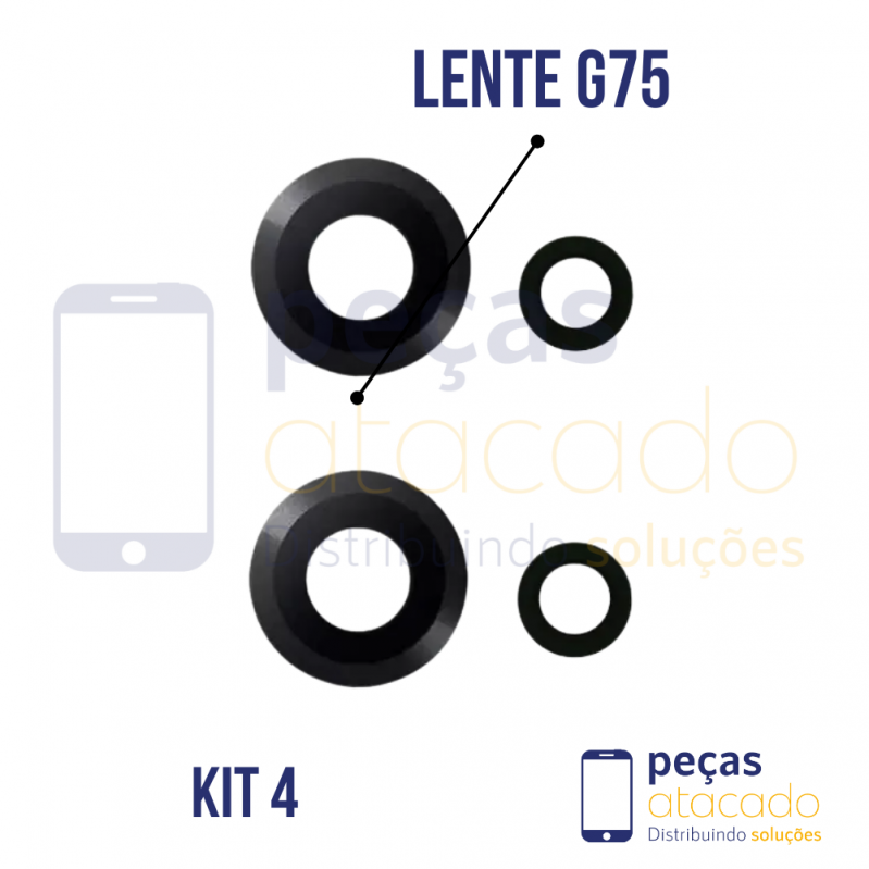 L-0167 LENTE MOTOROLA MOTO G75 KIT 4 G75
