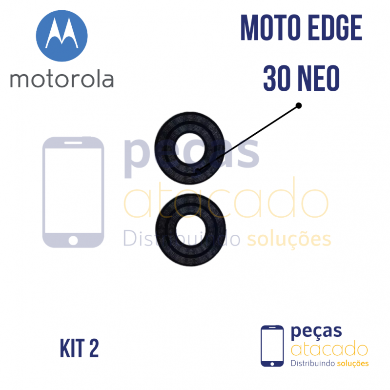 L-0004 LENTE MOTOROLA MOTO EDGE 30 NEO  (KIT 2)