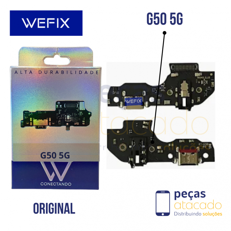 SUB PLACA DE CARGA MOTOROLA MOTO G50 5G WEFIX ORIGINAL