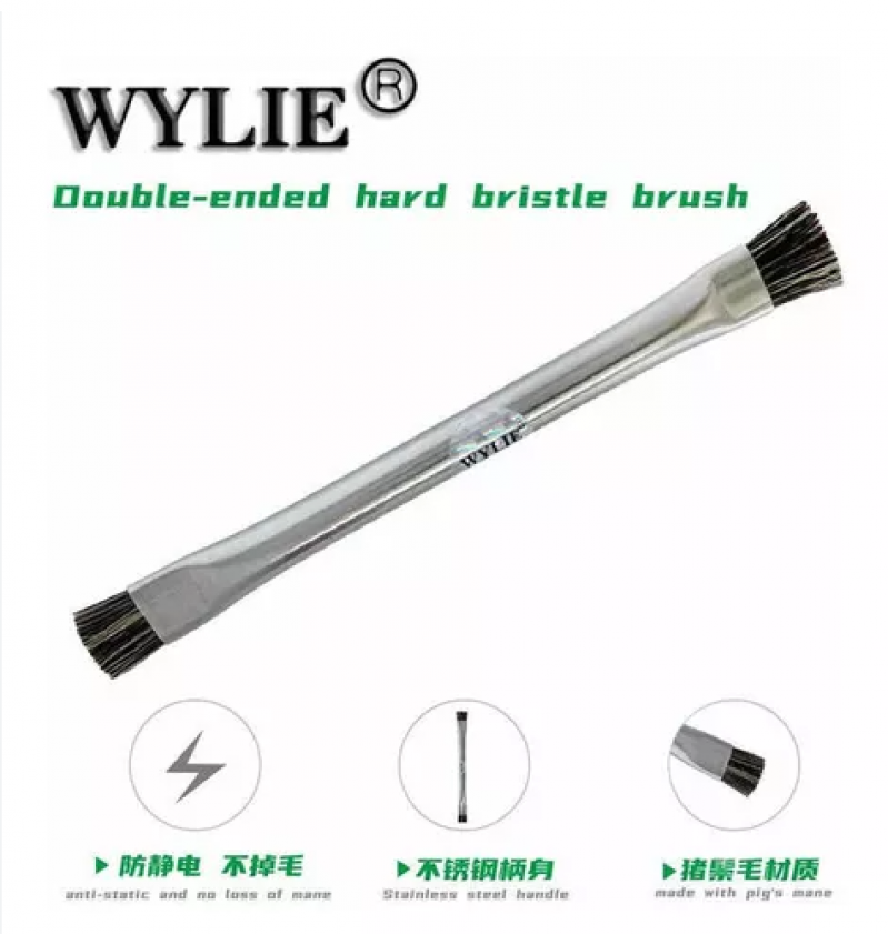 PINCEL ANTI ESTÁTICA DUAS PONTAS WYLIE (WL-431)