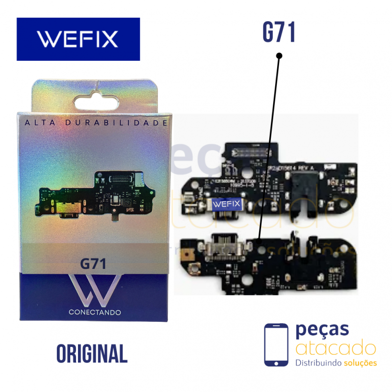 SUB PLACA DE CARGA MOTOROLA MOTO G71 WEFIX ORIGINAL