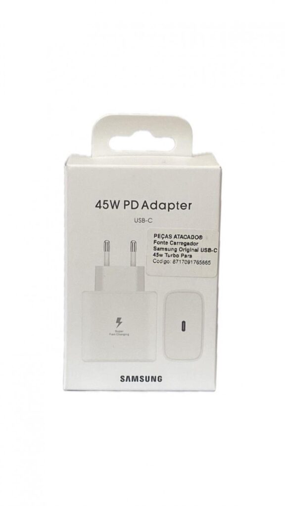 FONTE SAMSUNG ORIGINAL USB-C 45W (63205)